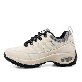 Sneakers Air Cushion Sole Casual Shoes (Option: Beige-37)